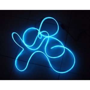   Glowing Strobing Electroluminescent Wire (El Wire)
