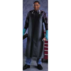  Ansell BN 45L, Reinforced Neoprene Black Apron, Size 35 X 