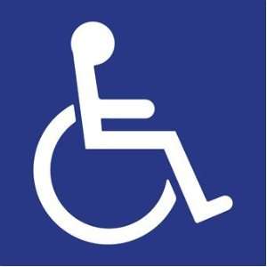  3 Pack of ADA Symbol of Accessibility (ISA) Window Decals 