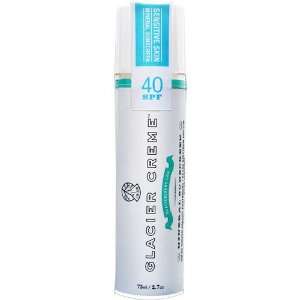  GLACIER Tropical 40 SPF Mineral Zinc Oxide Sunscreen Creme 