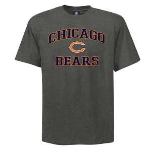  Chicago Bears Grey Heart and Soul II T Shirt Sports 