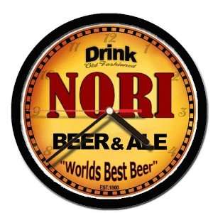  NORI beer and ale cerveza wall clock 