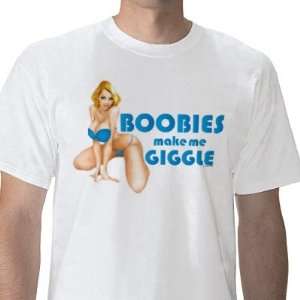  Boobies Make Me Giggle Mens TShirt 