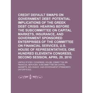  Credit default swaps on government debt potential 