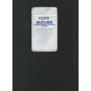 Advertizing Ephemeral Plastic Pocket Protector ELJER, Union Supply 