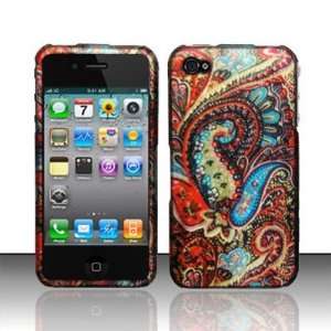 Apple Iphone 4, 4s Phone Protector Hard Cover Case Enticing Peacock 