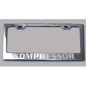  Mercedes Benz Kompressor Chrome License Plate Frame 