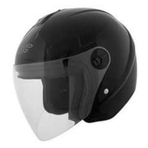  KBC OFS BLACK SM MOTORCYCLE Open Face Helmet Automotive