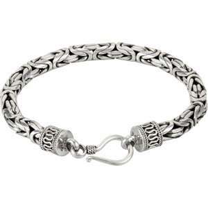  Elegant and Stylish 08.50 inch Sterling Silver 6.25 MM 