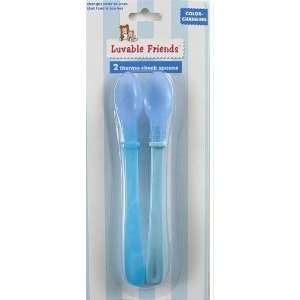  2 Piece Thermo Check Spoons, Blue Baby