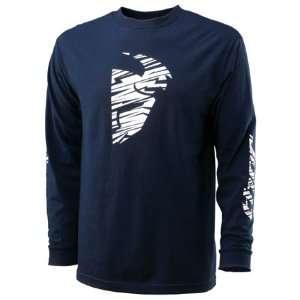   Long Sleeve T Shirt, Navy, Size Segment Youth, Size Lg 3042 0013