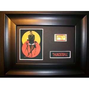  THUNDERBALL 007 bond Framed Film Cell Display Collectible 