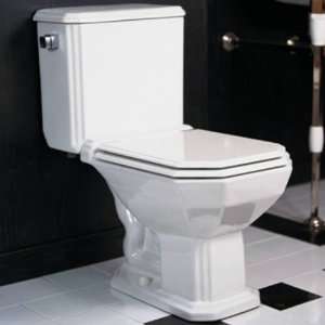   0648 0649 Monarque Elongated 2 Piece Toilet in Plain White 0648 0649