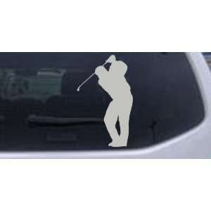   Golf Swing Sports Car Window Wall Laptop Decal Sticker Automotive