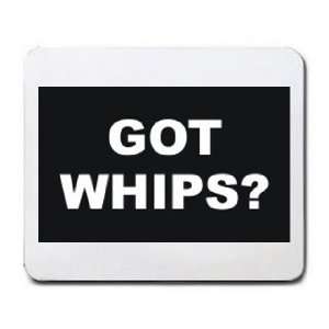  GOT WHIPS? Mousepad