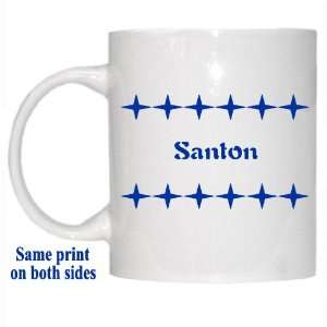  Personalized Name Gift   Santon Mug 