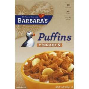 Barbaras, Cereal Puffins Cnnmn, 10 OZ (Pack of 3)  Grocery 