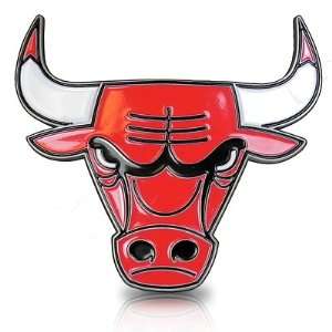  Bulls 3D Logo Trailer Tow Hitch Cover, Official Licensed Automotive