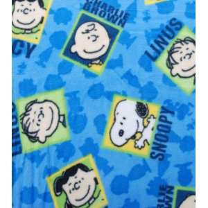  Fleece Print Snoopy And Gang Arts, Crafts & Sewing