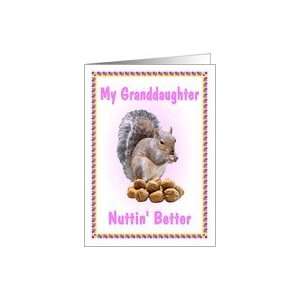  Granddaughter Birthday   Squirrel Card Toys & Games
