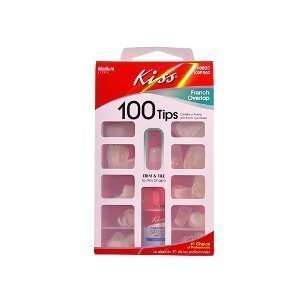  Kiss 100 Tips French Overlap #16005 (2 Pack) Beauty