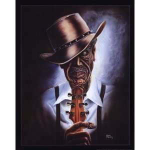  Blues Legend Poster by Steven Johnson (22.00 x 28.00 