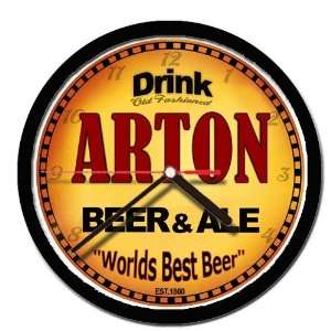  ARTON beer and ale wall clock 