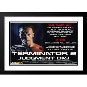  Terminator 2 Judgment Day 32x45 Framed and Double Matted 