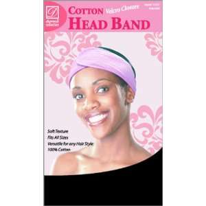  Donna Collection Cotton Head Band Black #11078 Beauty