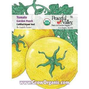    Organic Tomato Seed Pack, Garden Peach Patio, Lawn & Garden