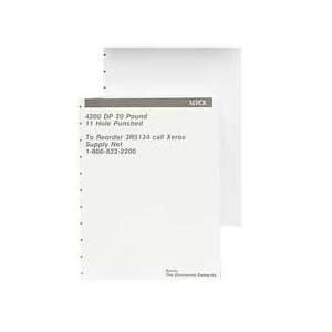 Xerox  Specialty Busn Paper, 4200DP, 11HP For Velobind Binders, WE 