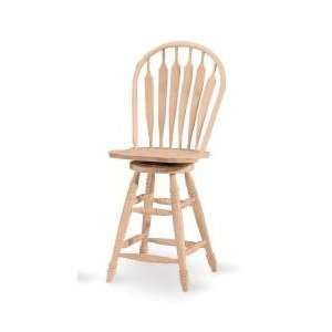   Windsor Swivel Stool with Steambent Arrows   1206 24