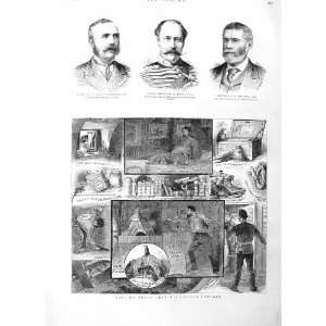  1884 RATS SHIP CAMPBELL BANNERMAN BARNES TREVELYAN MEN 