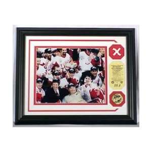  2002 Stanley Cup Finals Game Used Net Photomint Sports 