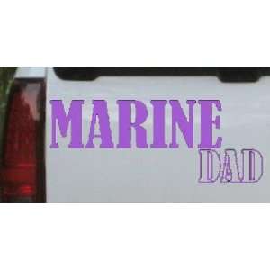 Purple 40in X 15.3in    Marine Dad Military Car Window Wall Laptop 