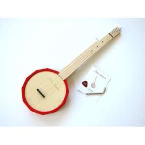  Childrens 5 String Banjo   Red Musical Instruments