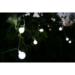     16 String   Bright White LED Solar Lights Patio, Lawn & Garden