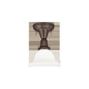    1609 Edison 6H 1 Light Semi Flush,Old Bronze / 1609