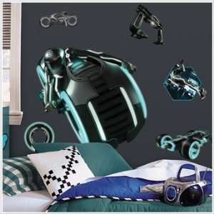  Tron Light Cycle Giant Wall Decal