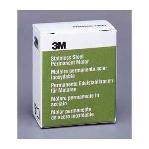 3M #4 Lower Left Molar Stainless Steel Crown Form Box of 5 Crown Forms 