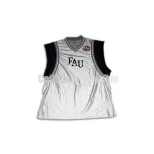  White No. 4 Game Used FAU Speedline Basketball Jersey 