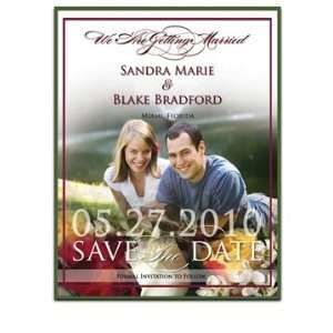  120 Save the Date Cards   Spring Bouquet