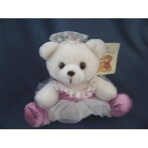    LUV PETS BALLET BEAR LAVENER AND WHITE 7 INCS. Toys & Games