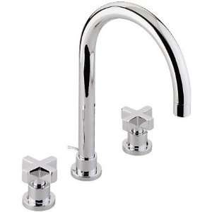  Modern Widespread Lavatory Faucet w/Pop Up And Cros