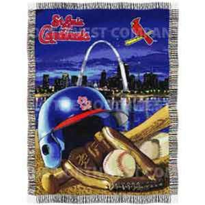  Saint Louis Cardinals MLB Woven Tapestry Throw (Home Field 