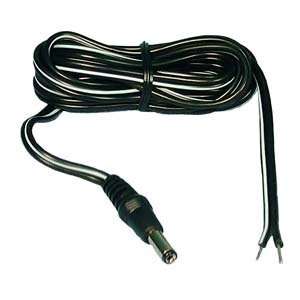   DC Power Plug w/ 6 Cable   2.1mm I.D. 5.5mm O.D.  TC218 Electronics
