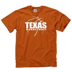   Longhorns Dark Orange Primetime Basketball T Shirt