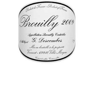  2009 DescombesGeorges Brouilly 750ml Grocery & Gourmet 