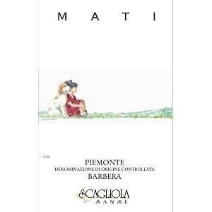  Scagliola Barbera Mati 2009 750ML Grocery & Gourmet Food