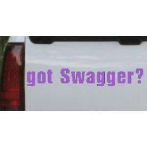 got Swagger Funny Car Window Wall Laptop Decal Sticker    Purple 60in 